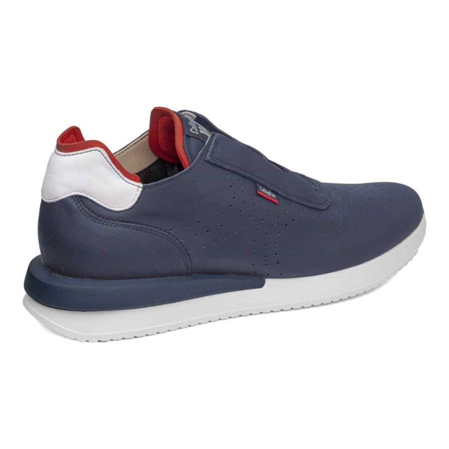 Baskets Callaghan 51101 Moses Bleu Marine Homme | OQH-69233141