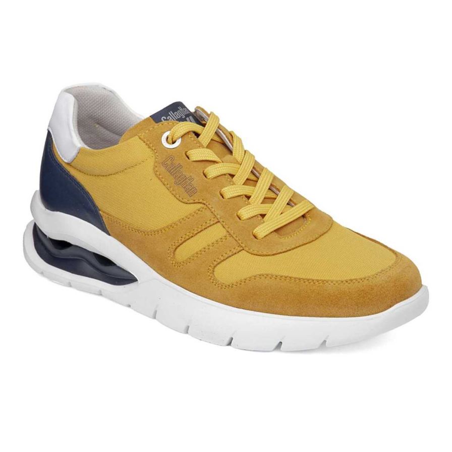 Baskets Callaghan 45416 Vento Jaune Homme | GWF-62921347