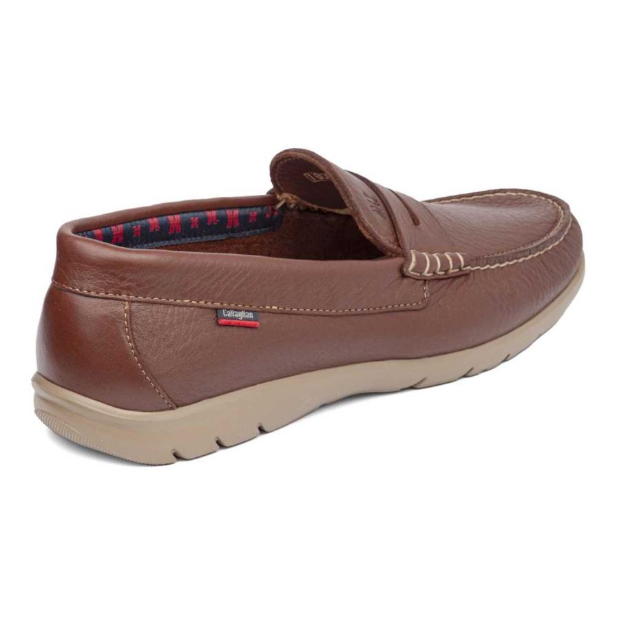 Loafers Callaghan 18004 Tenger Marron Homme | FWH-90251840