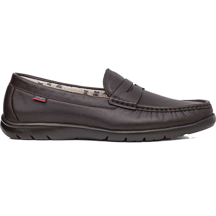 Loafers Callaghan 18003 Tenger Chocolat Homme | LVY-90197012