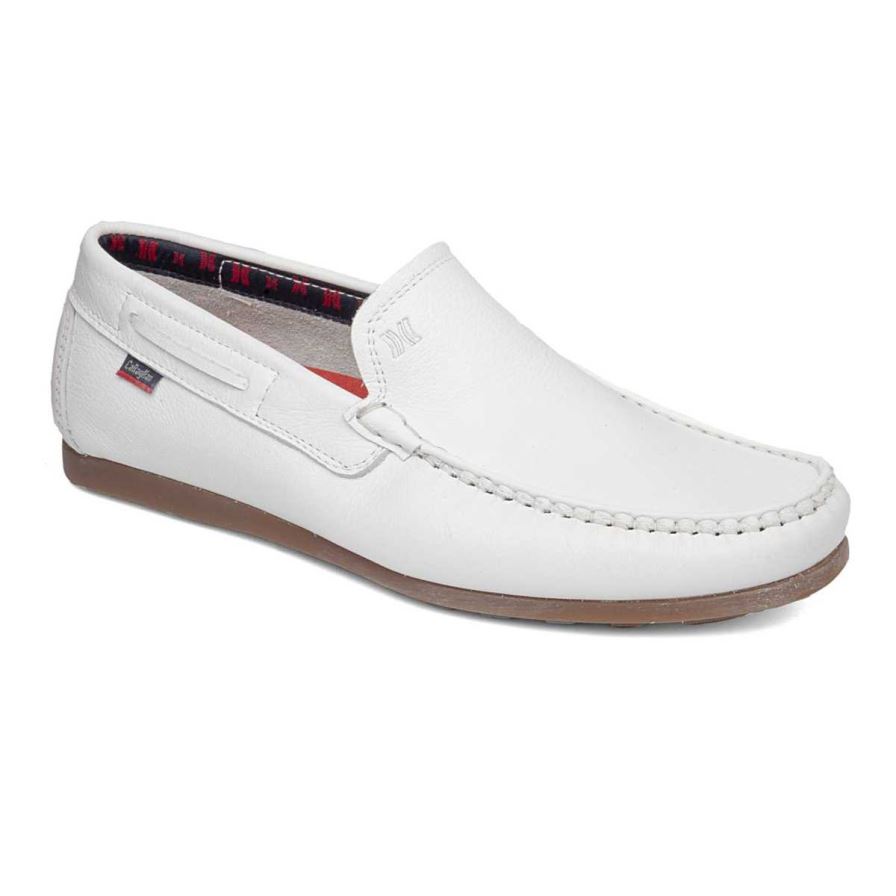 Loafers Callaghan 15200 Driveline Blanche Homme | OGP-06799949