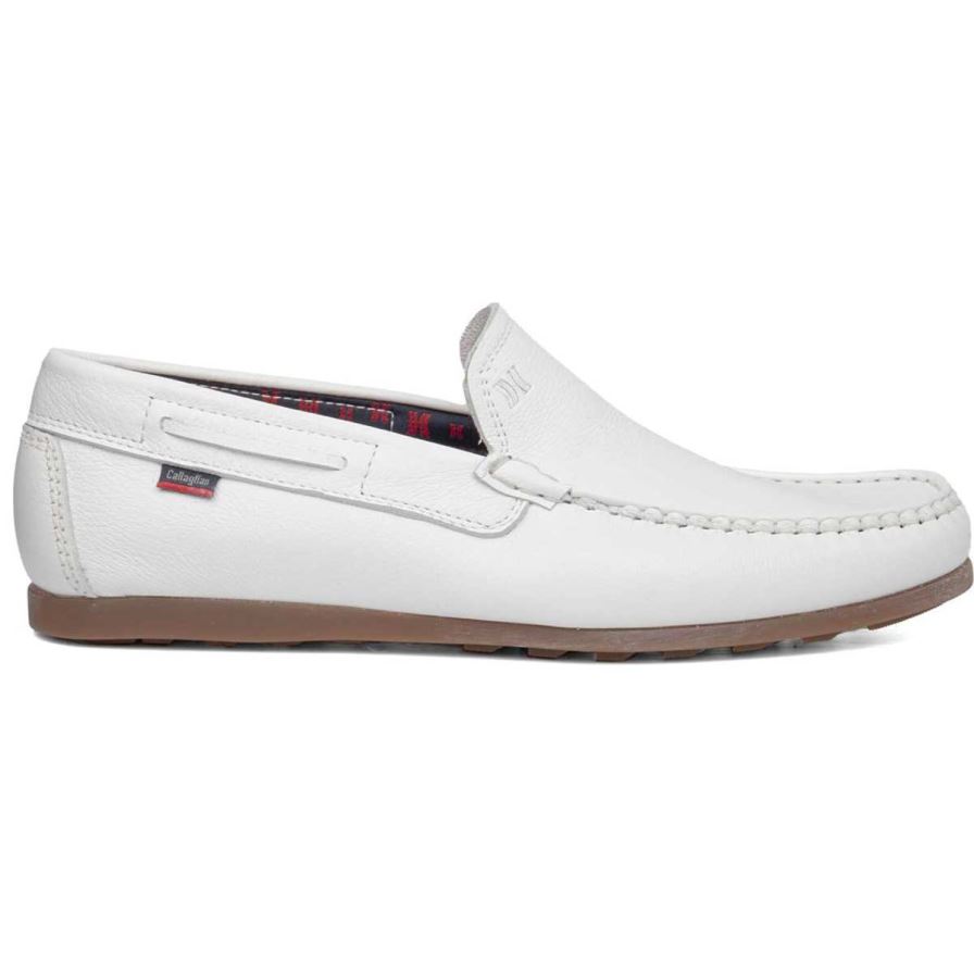 Loafers Callaghan 15200 Driveline Blanche Homme | OGP-06799949