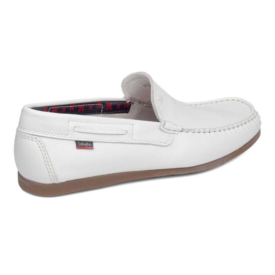 Loafers Callaghan 15200 Driveline Blanche Homme | OGP-06799949