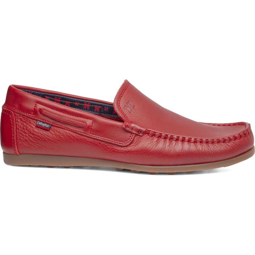 Loafers Callaghan 15200 Driveline Rouge Homme | GIX-72887199