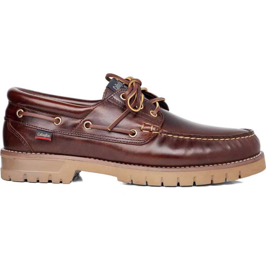 Chaussures Bateau Callaghan 12500 Freeport Marron Homme | BNM-48818411