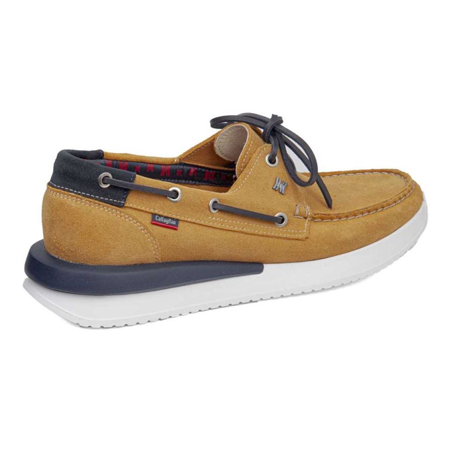 Chaussures Bateau Callaghan 52100 Moses Jaune Homme | WWS-89583646