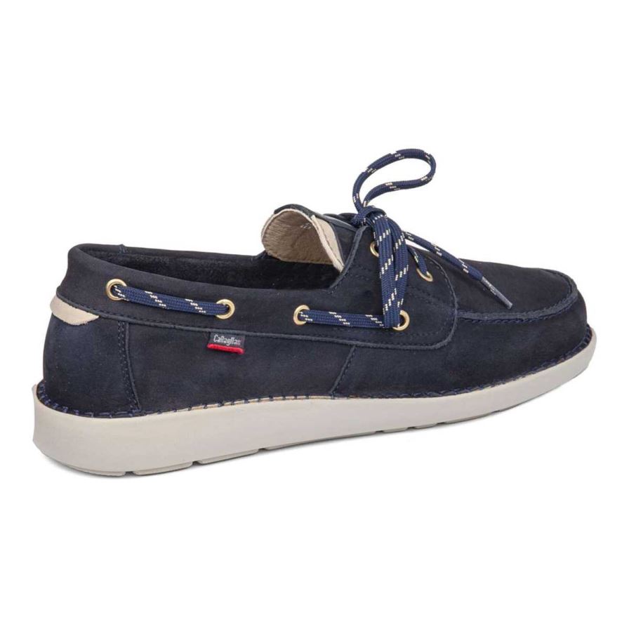 Chaussures Bateau Callaghan 53400 Abner Bleu Marine Homme | SWD-04692609