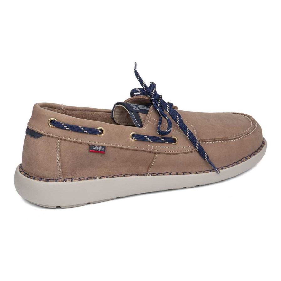 Chaussures Bateau Callaghan 53400 Abner Beige Homme | KUW-79301303