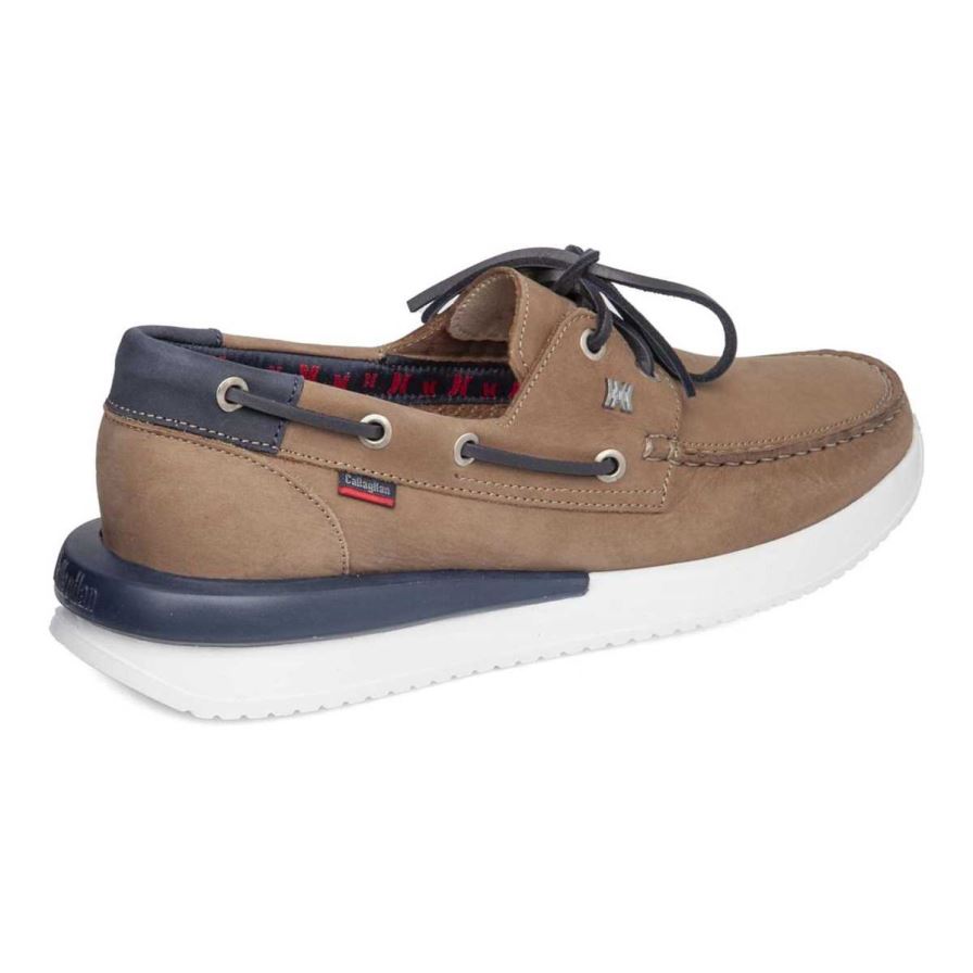 Chaussures Bateau Callaghan 52100 Moses Beige Homme | KSU-01114028