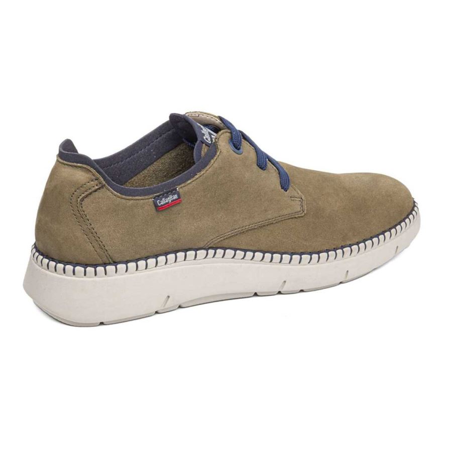 Chaussures Habillées Callaghan 53500 Circular Vert Olive Homme | CYI-01704184