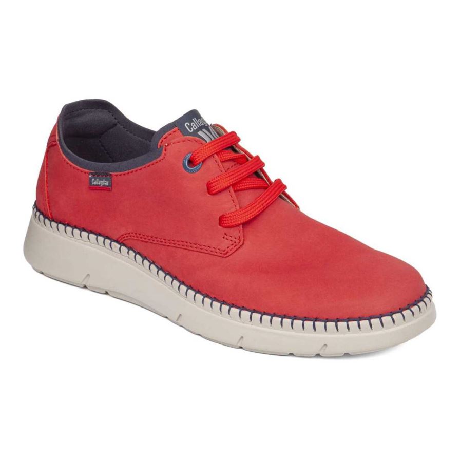 Chaussures Habillées Callaghan 53500 Circular Rouge Homme | CMF-33835432