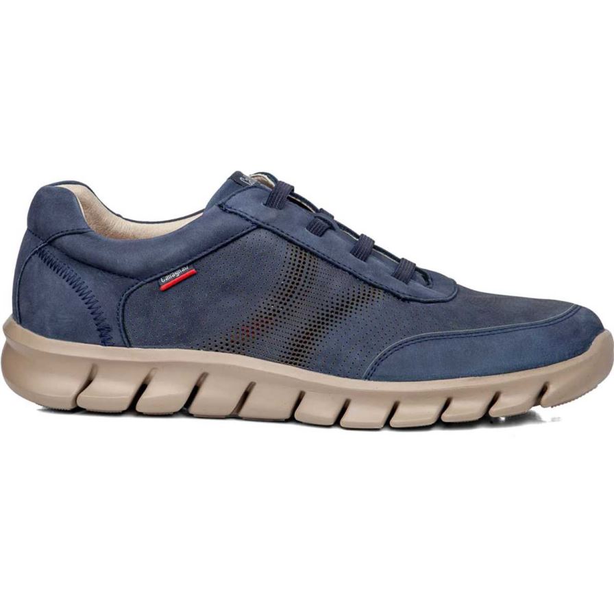 Chaussures Casual Callaghan 42800 Mazi Bleu Marine Homme | QDS-93388639