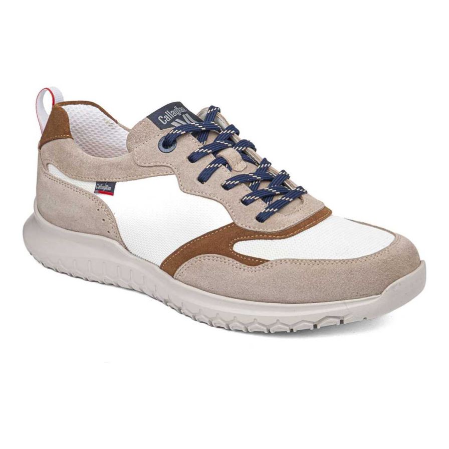 Chaussures Casual Callaghan 53704 Suv Marine Cro Beige Homme | IMA-80605694