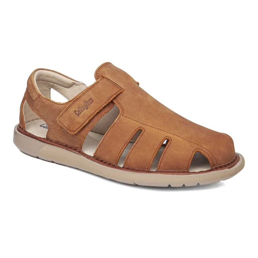 Sandales Callaghan 92311 Leban Marron Homme | CEG-87960001