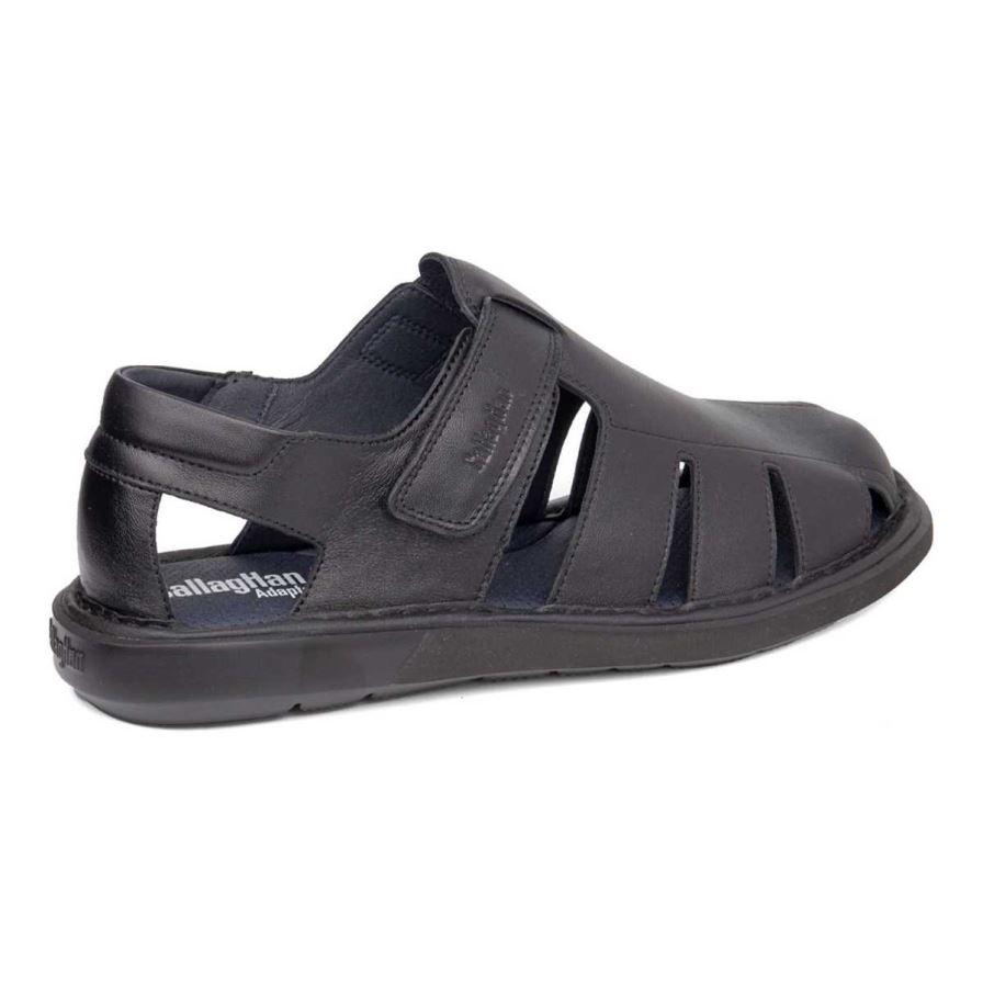 Sandales Callaghan 92311 Leban Noir Homme | VDG-27868364