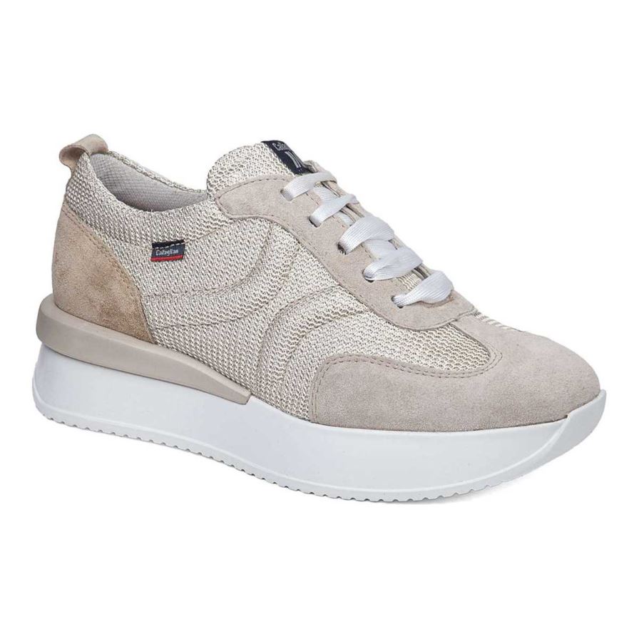 Baskets Callaghan 51200 Dina Beige Femme | DFI-37379918