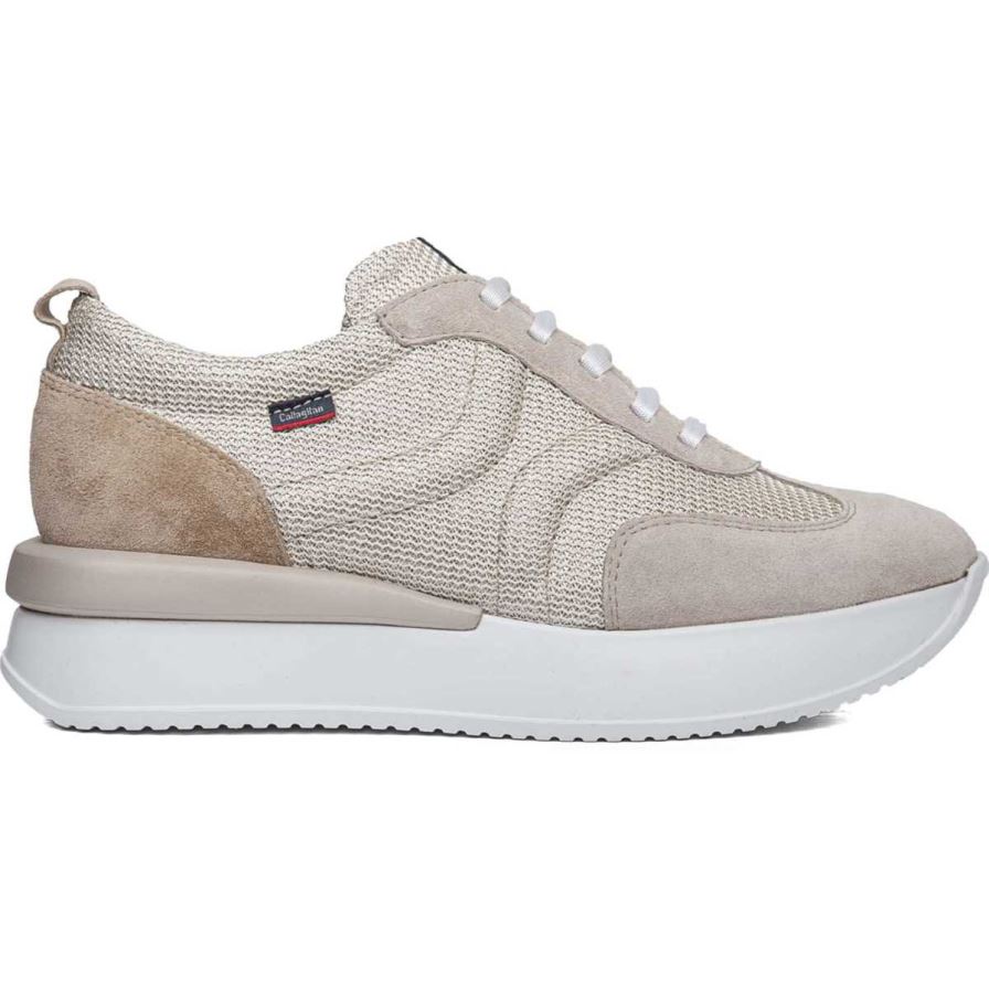 Baskets Callaghan 51200 Dina Beige Femme | DFI-37379918