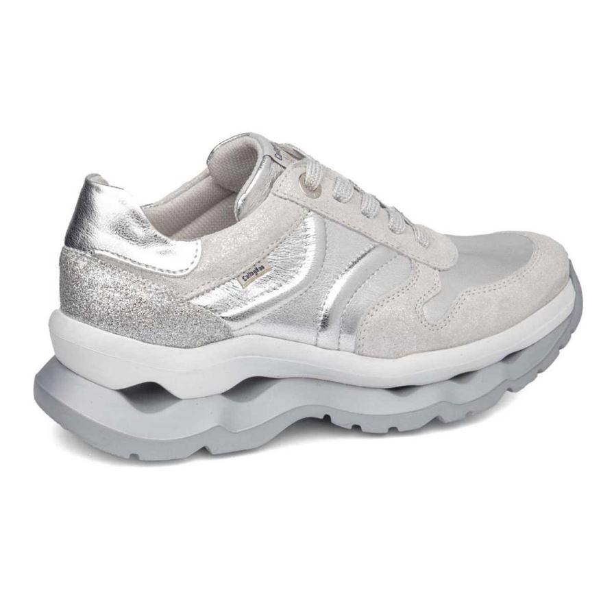 Baskets Callaghan 18820 Sole Argent Femme | YKD-67073169