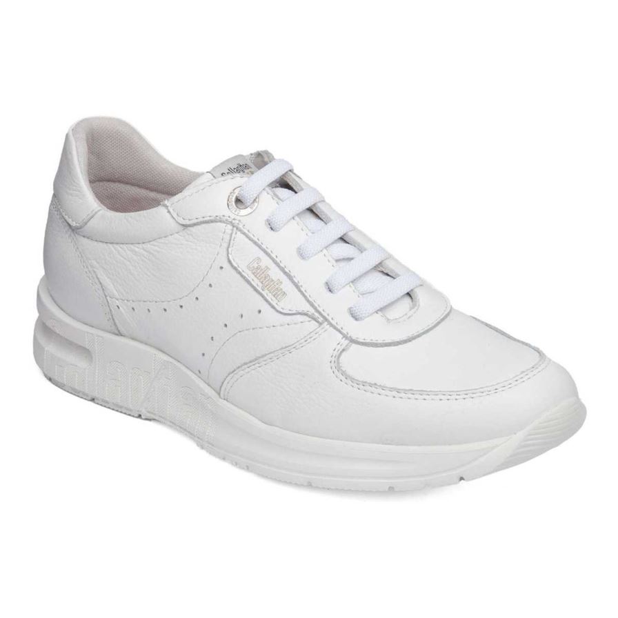 Baskets Callaghan 92120 Dorcas S.I.L Blanche Femme | GFX-85989624