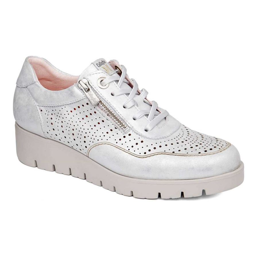 Chaussures Plateforme Callaghan 89894 Haman Argent Femme | RQZ-50102642