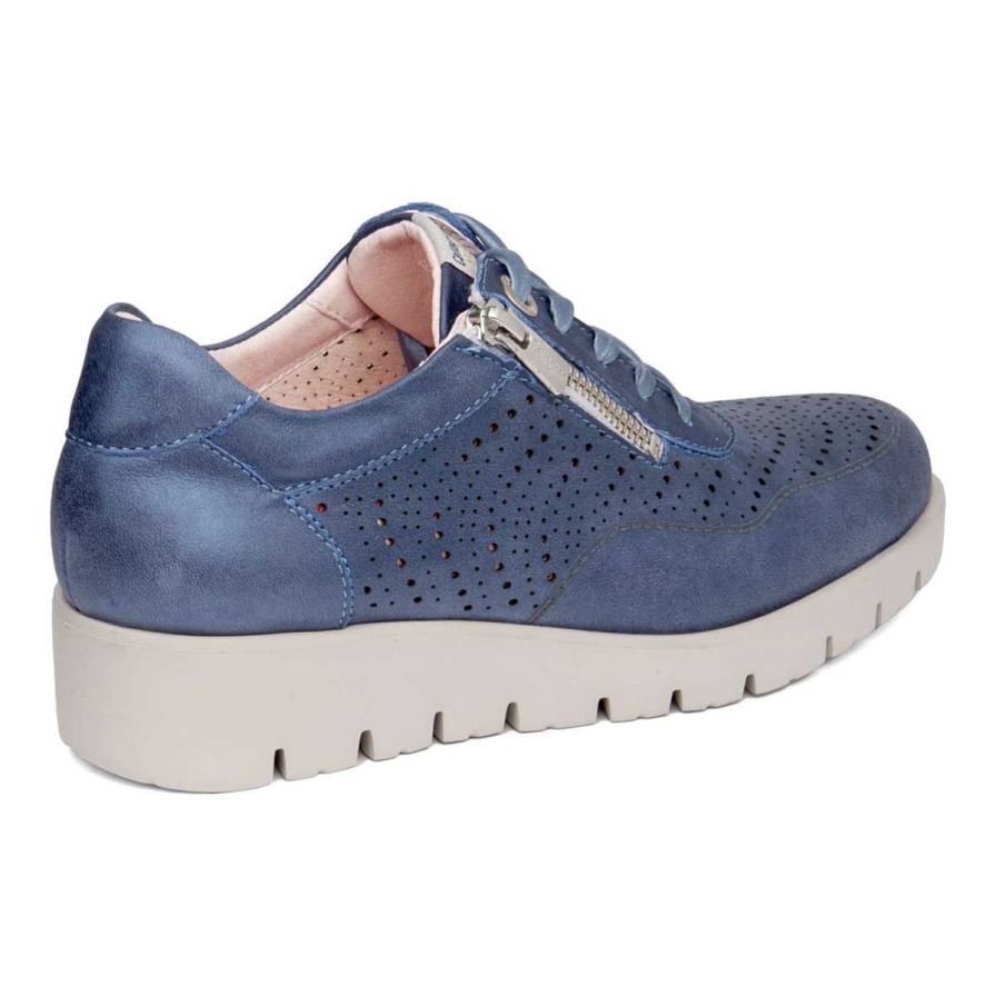 Chaussures Plateforme Callaghan 89894 Haman Bleu Marine Femme | YUC-31207371