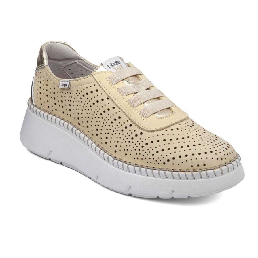 Chaussures Plateforme Callaghan 53600 Circular Sra. Jaune Femme | ZFM-39399951