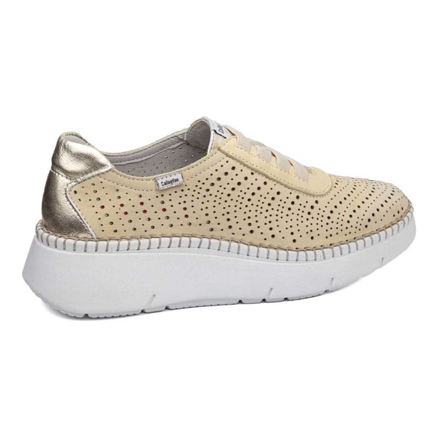 Chaussures Plateforme Callaghan 53600 Circular Sra. Jaune Femme | ZFM-39399951