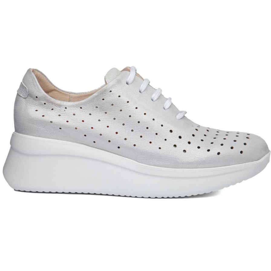 Chaussures Plateforme Callaghan 30000 Hanna Blanche Femme | LLH-23498838