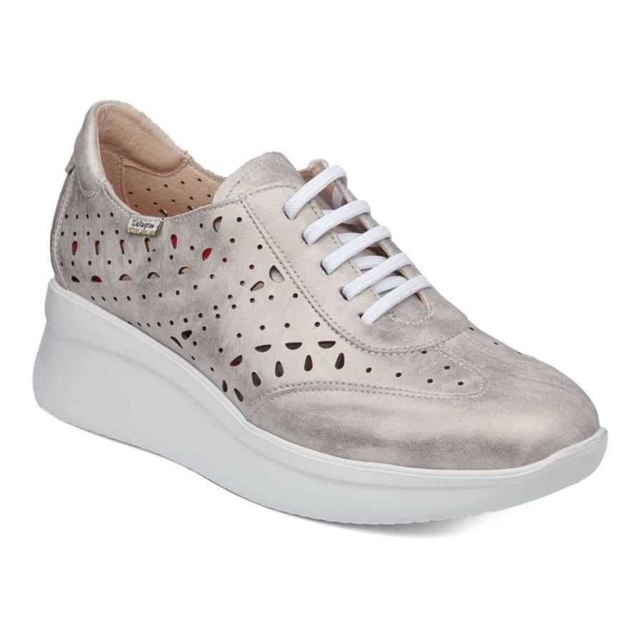 Chaussures Plateforme Callaghan 30018 Hanna Grise Femme | NYS-12943345