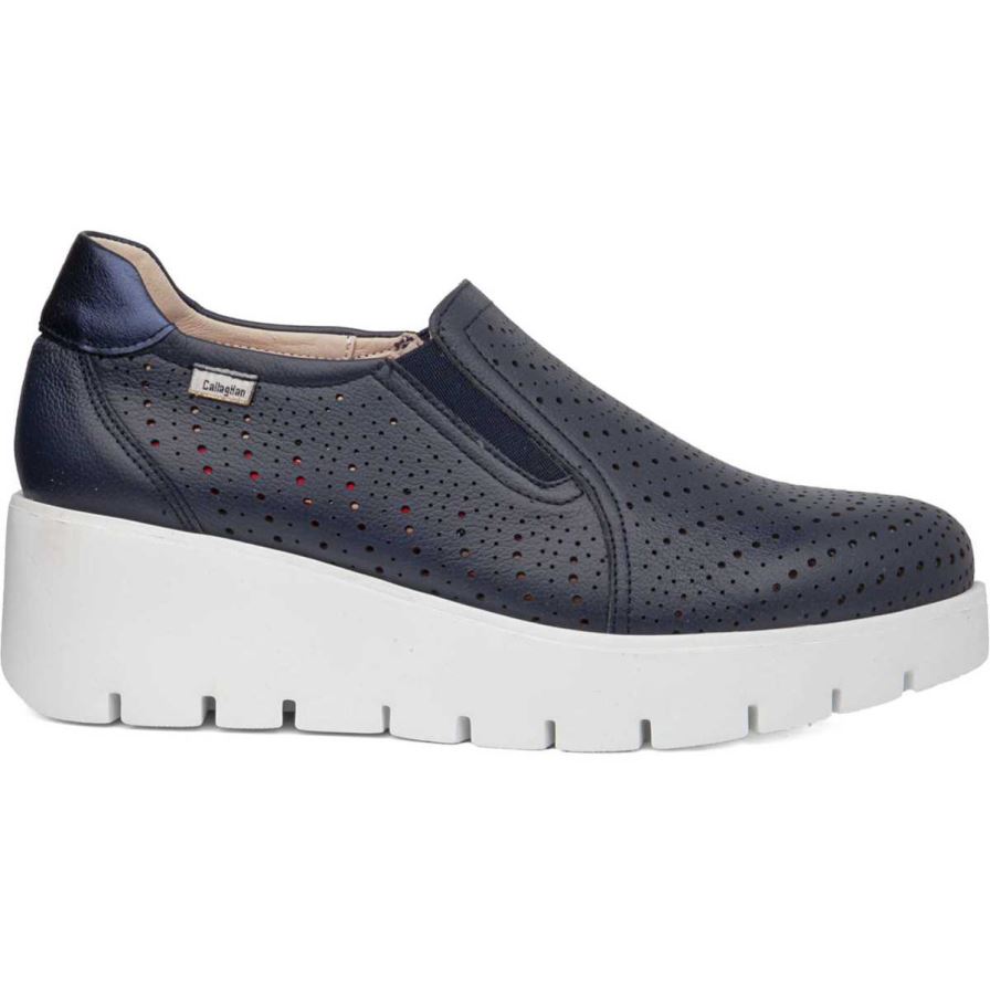 Chaussures Plateforme Callaghan 32103 Amal Bleu Marine Femme | IOD-12009096