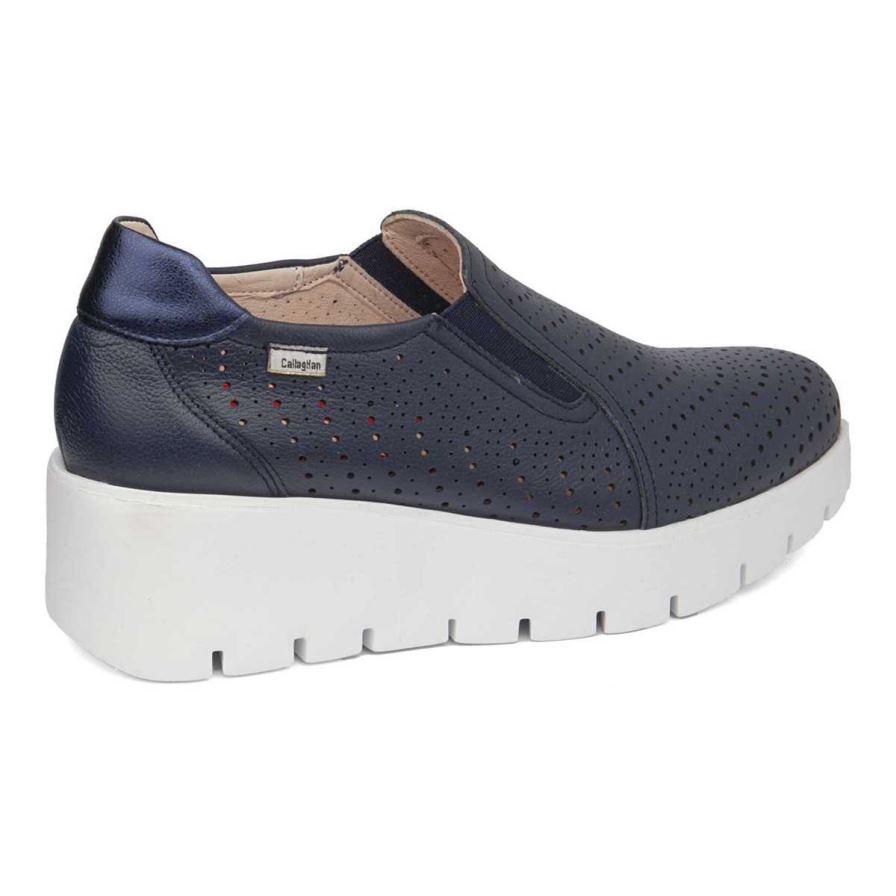 Chaussures Plateforme Callaghan 32103 Amal Bleu Marine Femme | IOD-12009096