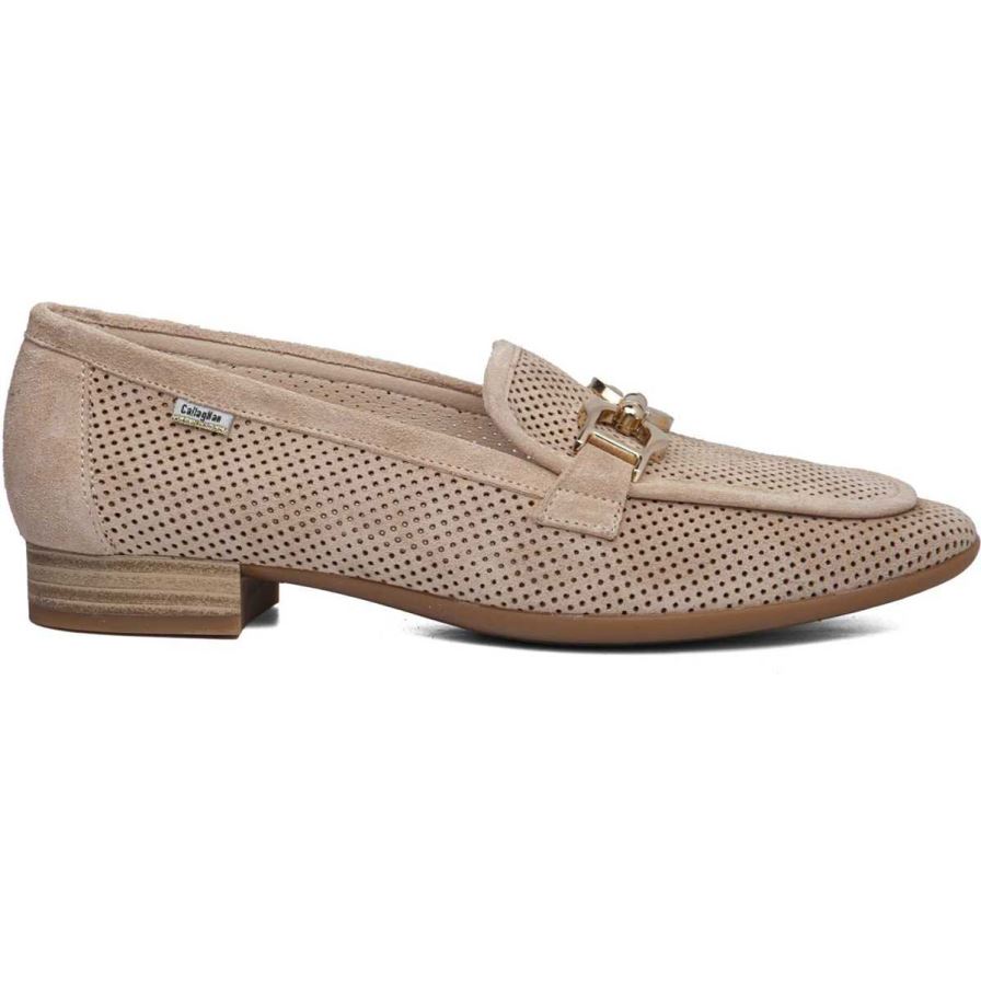 Loafers Callaghan 26906 Purple Beige Femme | QMU-41326234