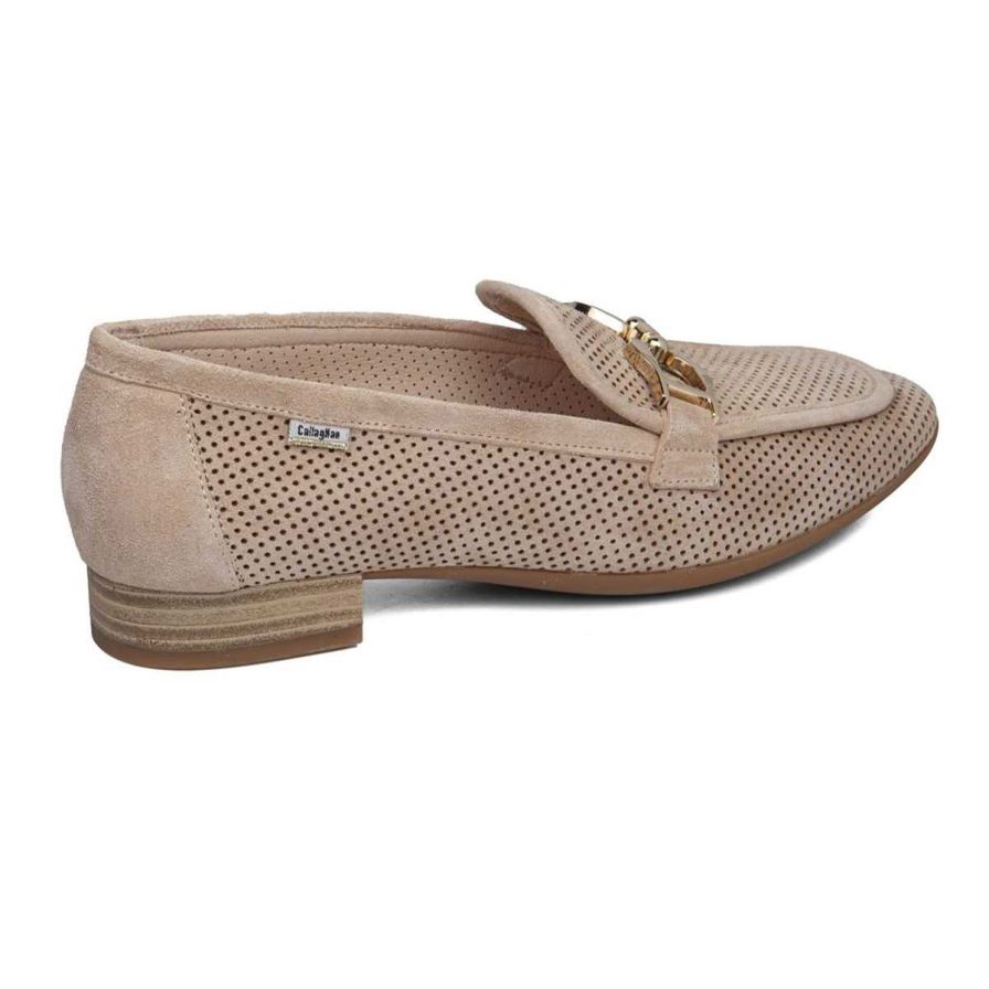 Loafers Callaghan 26906 Purple Beige Femme | QMU-41326234