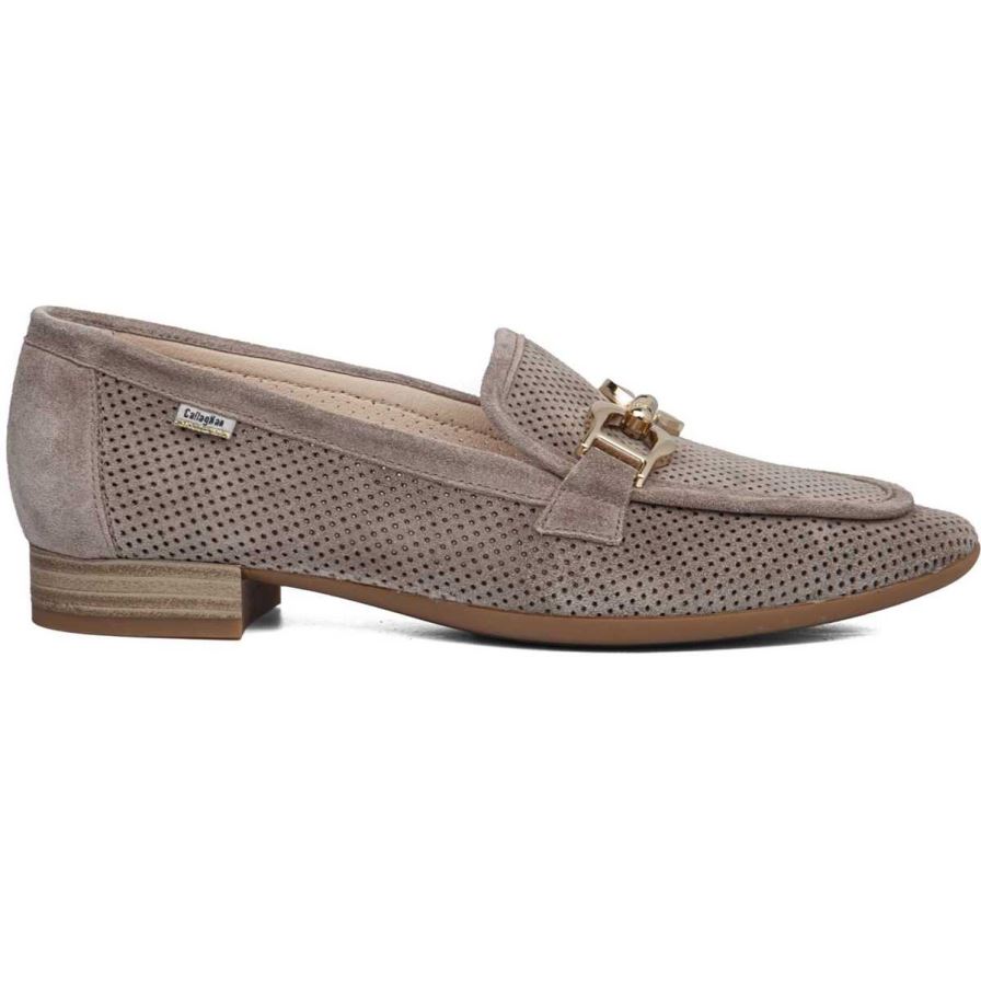 Loafers Callaghan 26906 Purple Marron Femme | NLX-90723811