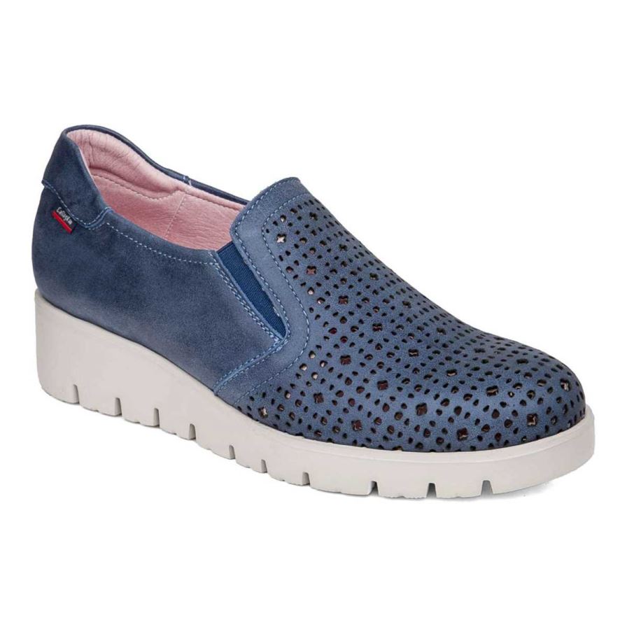 Chaussures Plateforme Callaghan 89863 Haman Bleu Marine Femme | ETL-61571421