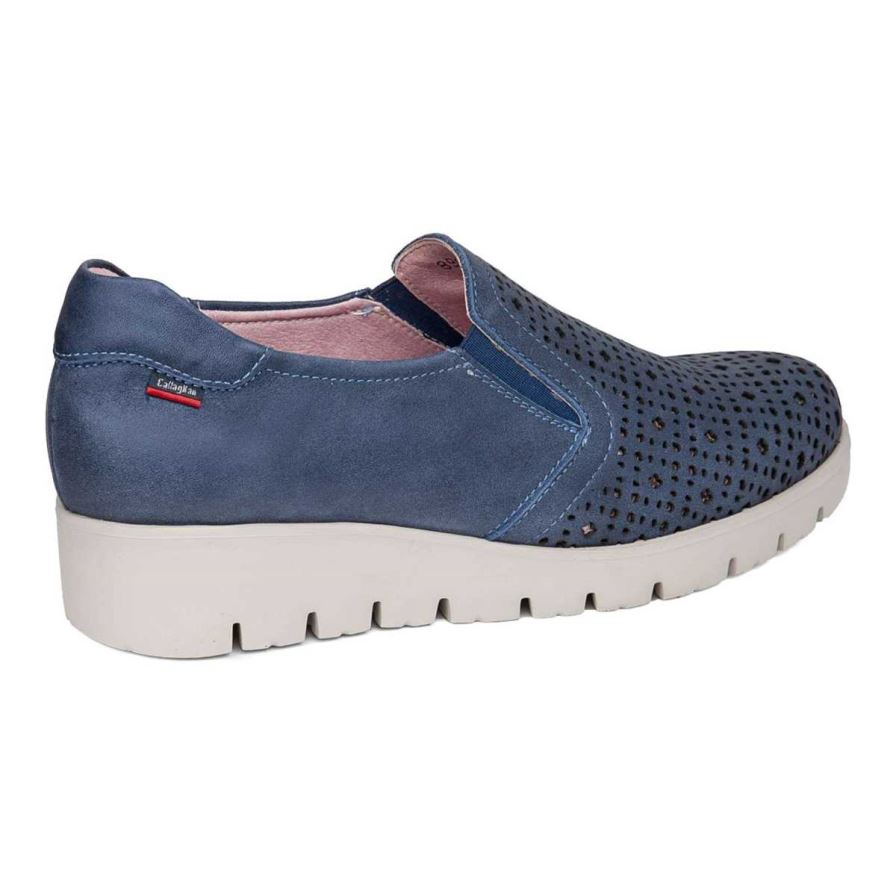 Chaussures Plateforme Callaghan 89863 Haman Bleu Marine Femme | ETL-61571421