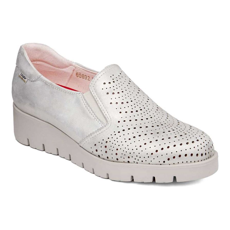 Chaussures Plateforme Callaghan 89892 Haman Argent Femme | EXJ-70979215