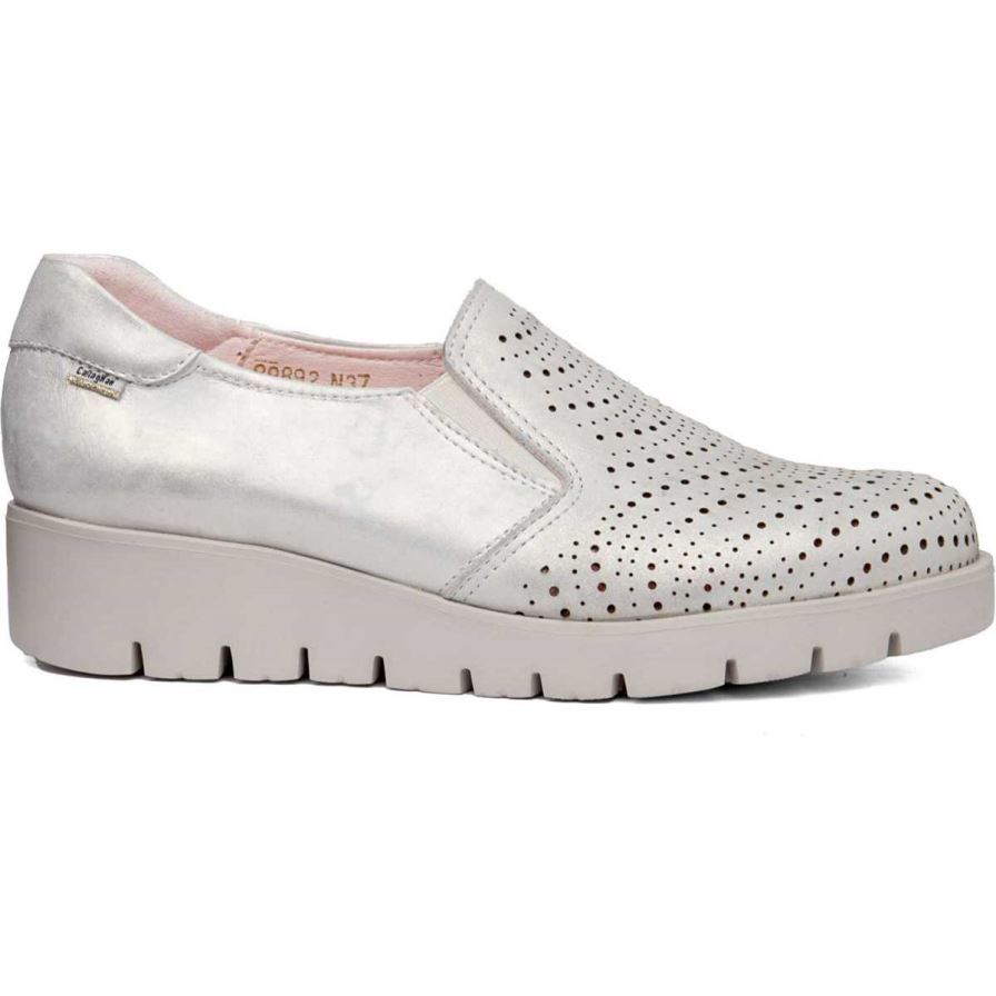 Chaussures Plateforme Callaghan 89892 Haman Argent Femme | EXJ-70979215