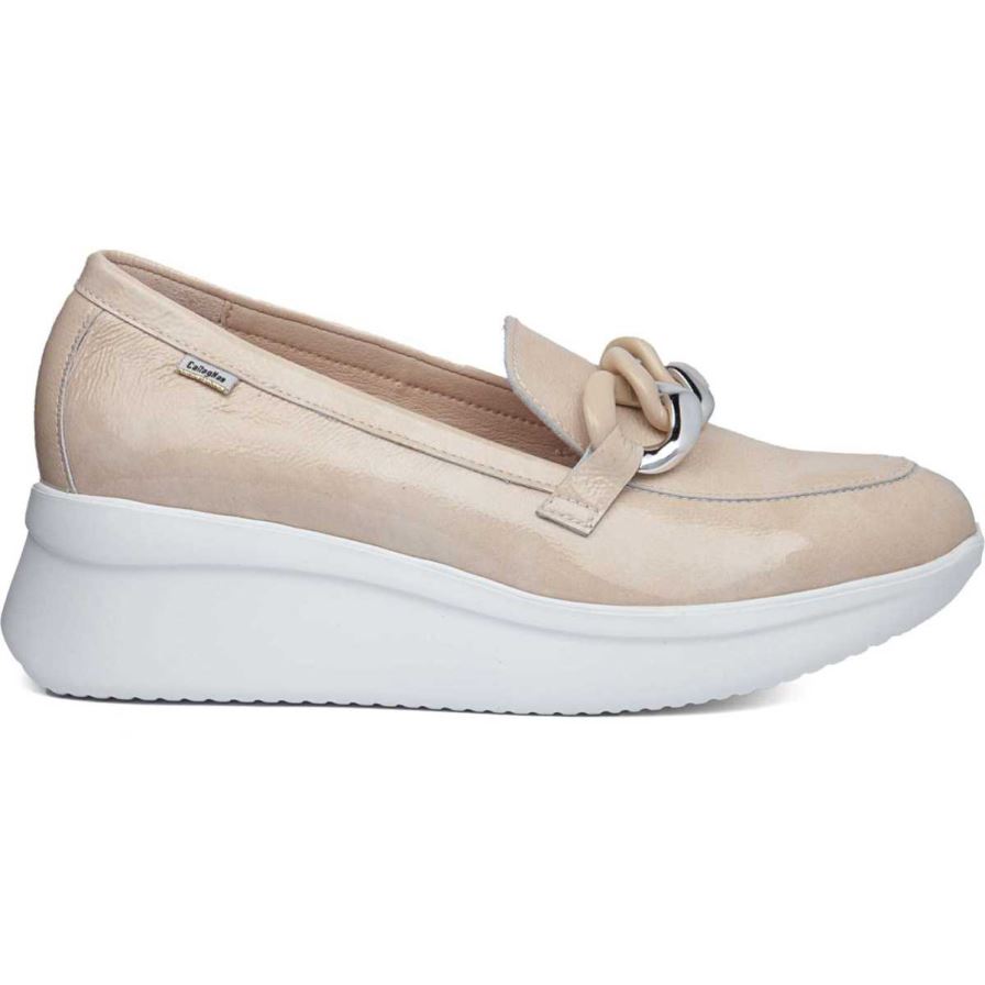 Chaussures Plateforme Callaghan 30019 Hanna Beige Femme | YQO-67760315