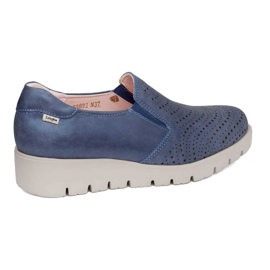 Chaussures Plateforme Callaghan 89892 Haman Bleu Marine Femme | VTE-62044583