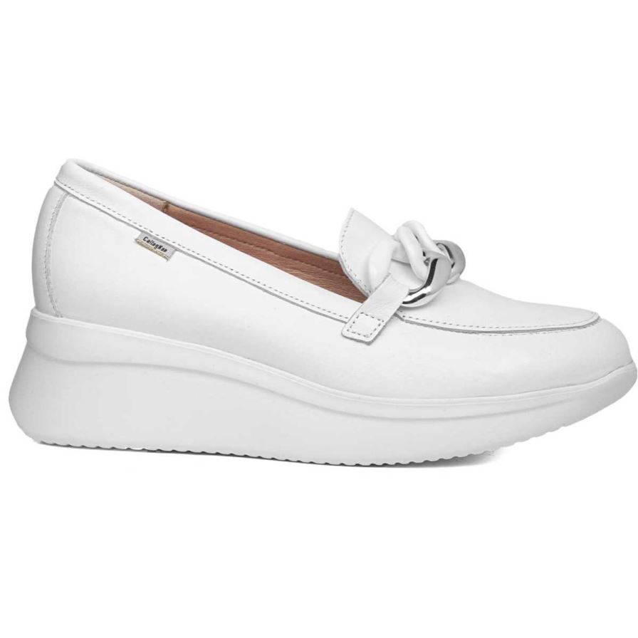 Chaussures Plateforme Callaghan 30019 Hanna Blanche Femme | OPN-59826728