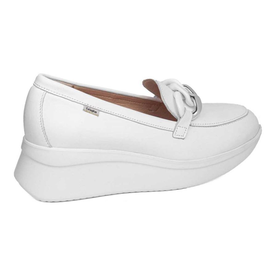 Chaussures Plateforme Callaghan 30019 Hanna Blanche Femme | OPN-59826728