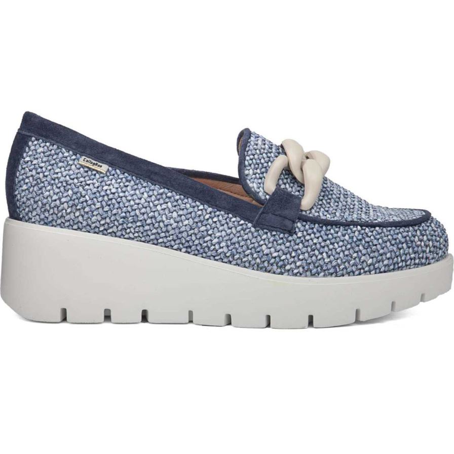 Chaussures Plateforme Callaghan 32100 Amal Bleu Marine Femme | IVK-10793860