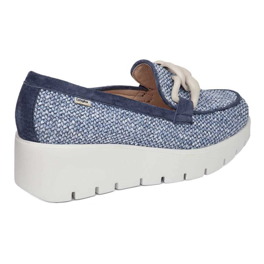 Chaussures Plateforme Callaghan 32100 Amal Bleu Marine Femme | IVK-10793860