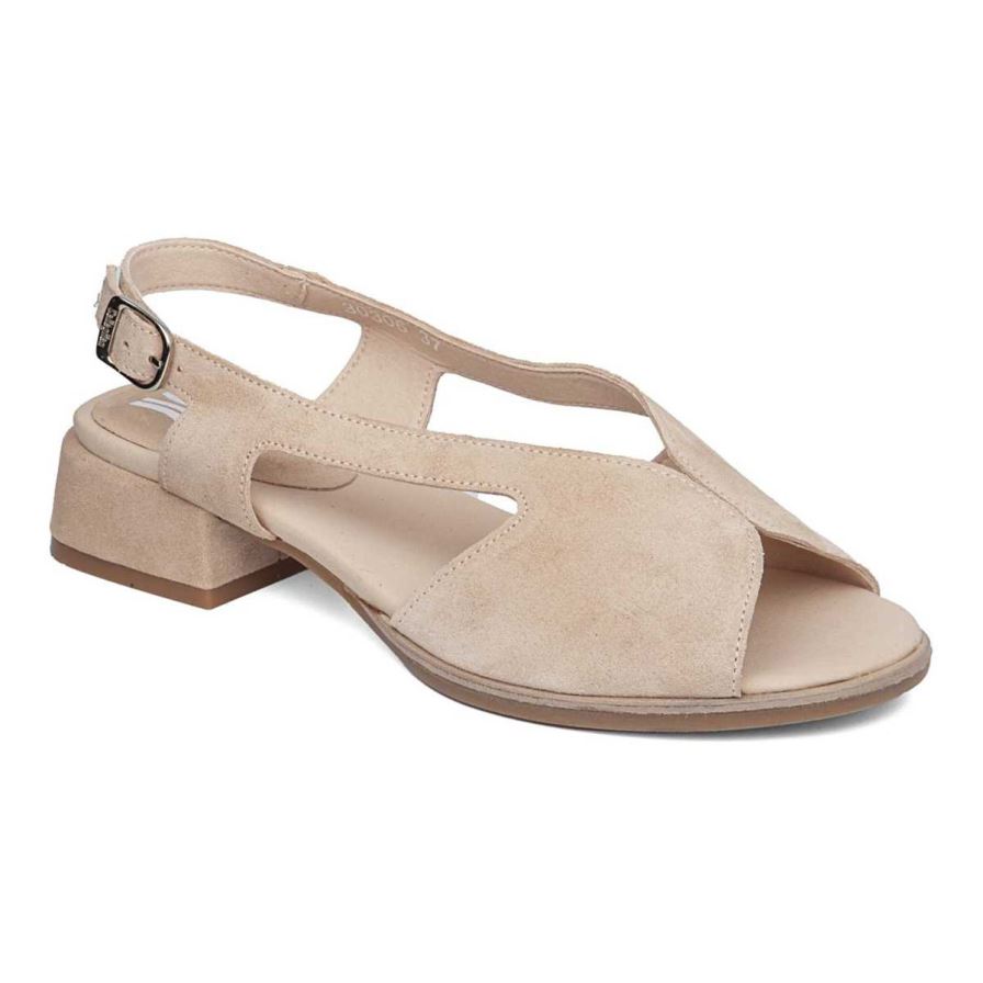 Sandales à Talons Callaghan 30306 Luna Beige Femme | TWY-82526789