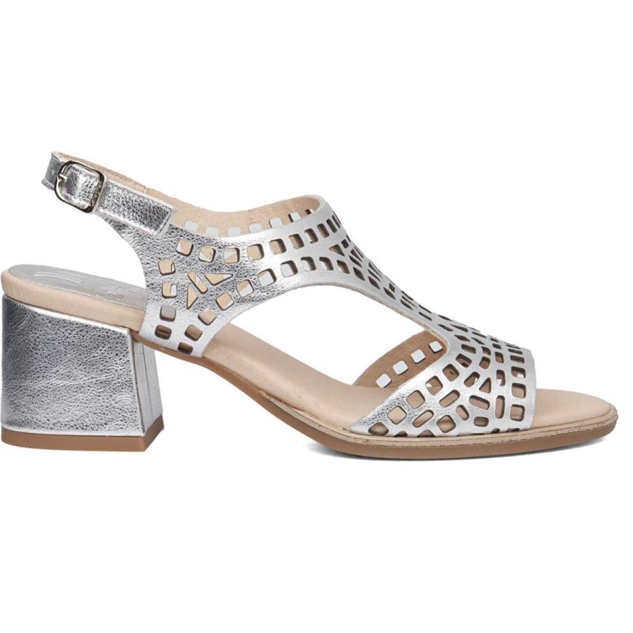 Sandales à Talons Callaghan 29213 Kibow Argent Femme | KWR-05460777