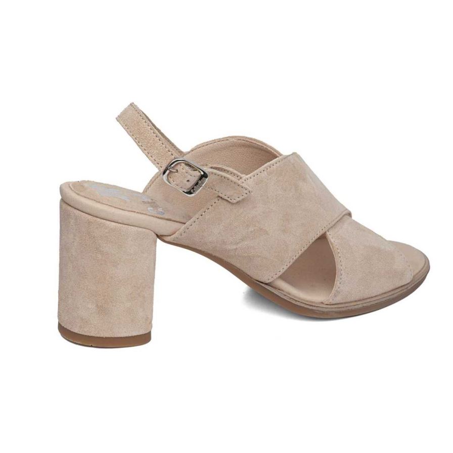 Sandales à Talons Callaghan 31901 Kanji Beige Femme | PJR-87887919