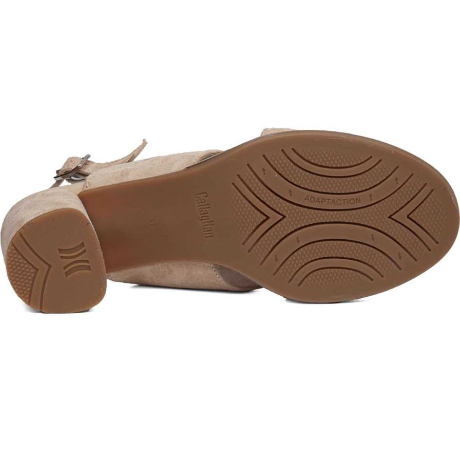 Sandales à Talons Callaghan 31901 Kanji Beige Femme | PJR-87887919