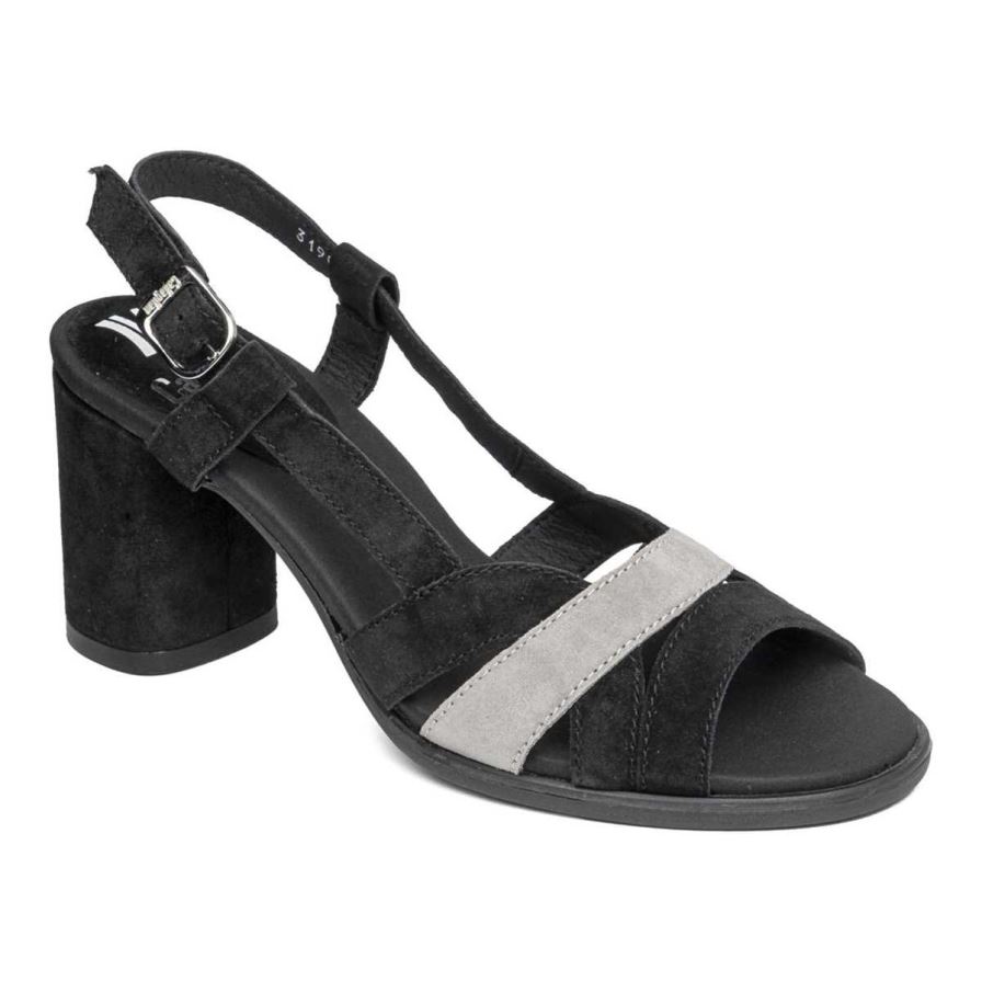 Sandales à Talons Callaghan 31904 Kanji Noir Femme | LSR-25189259