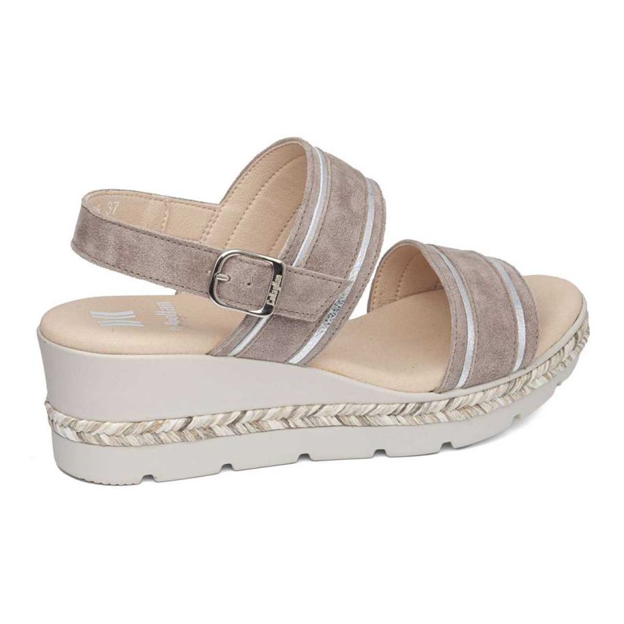 Sandales Compensées Callaghan 29805 Mara Beige Femme | ERJ-88474496